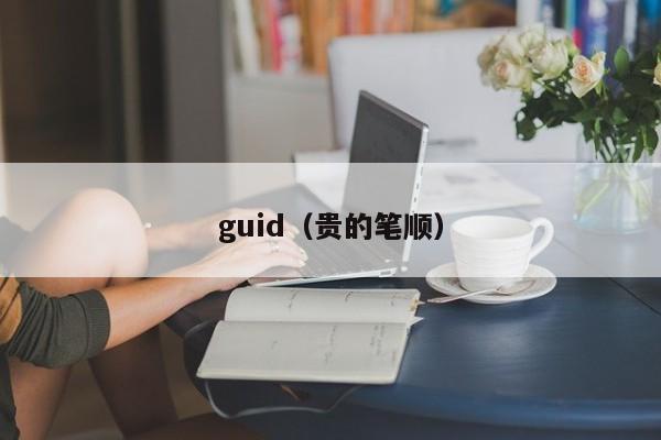 guid（贵的笔顺）